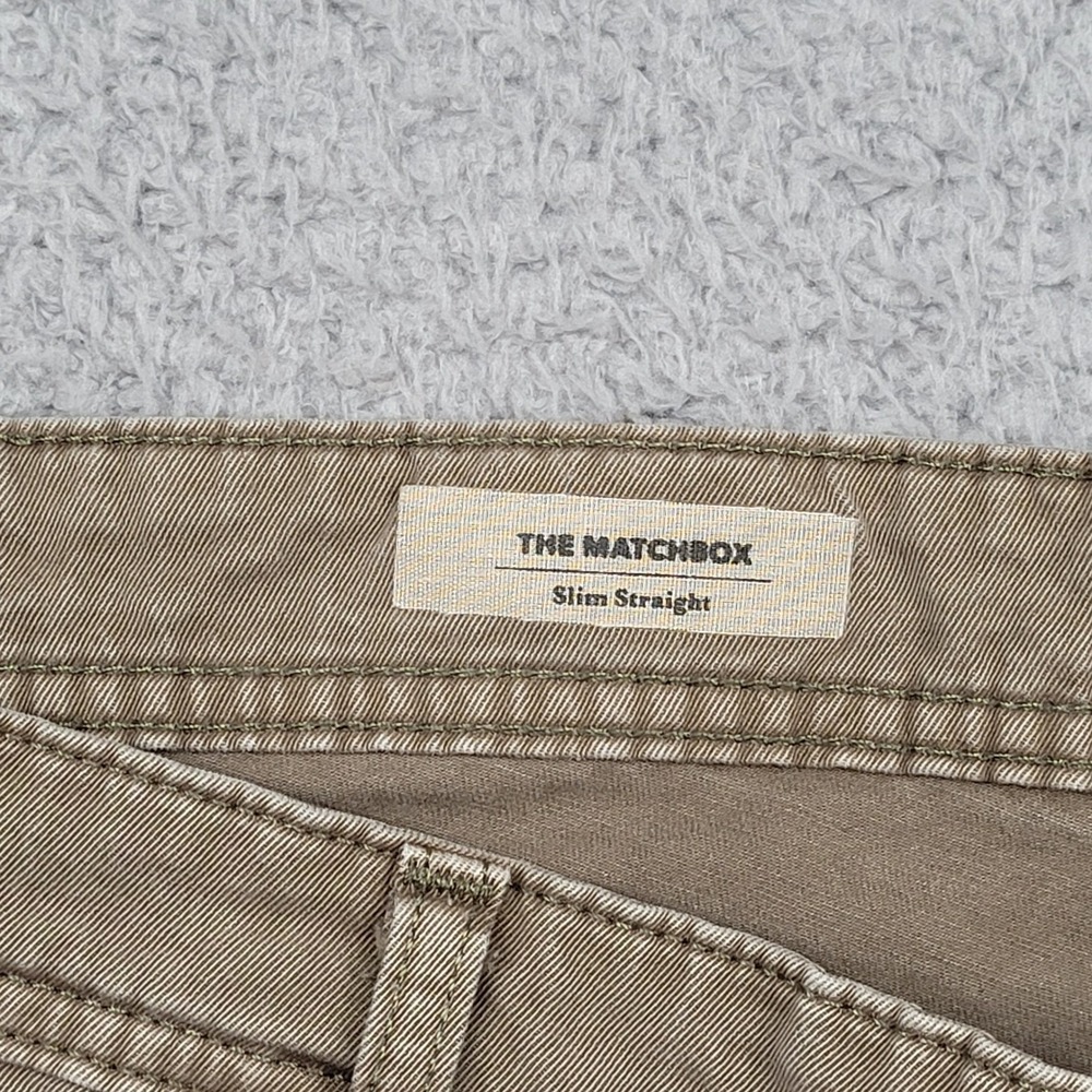 AG Adriano Goldschmied The Matchbox Slim Straight Khaki‎ Pants Mens Size 36 - Picture 4 of 12